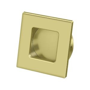 Deltana Hardware Deltana FRS234 FLUSH PULL, SQUARE, HD, 2-3/4" X 2-3/4", SOLID BRASS 