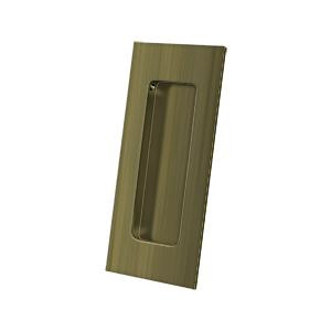 Deltana Hardware Deltana FP40 FLUSH PULL, RECTANGULAR, HD, 4" X 1-7/8" X 7/16", SOLID BRASS 