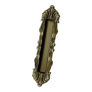 Deltana Hardware Deltana FPV10225 FLUSH PULL, VICTORIAN, HD, 10" X 2-1/4" X 3/4", SOLID BRASS 
