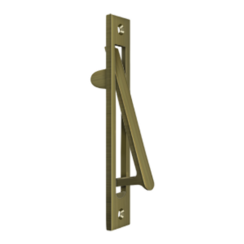 Deltana EP6125 EDGE PULL HD, 6-1/4" X 1-1/4" SOLID BRASS