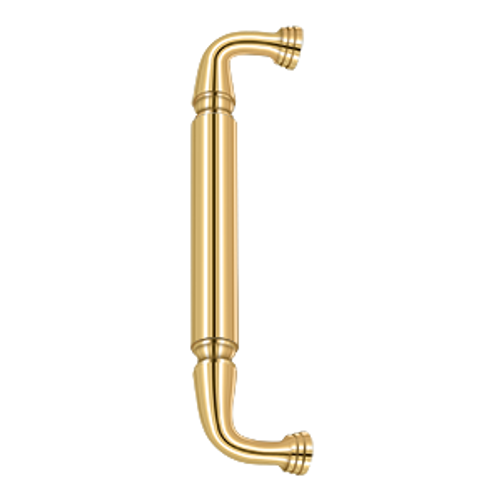 Deltana DP2575 DOOR PULL WITHOUT ROSETTE, 10" SOLID BRASS