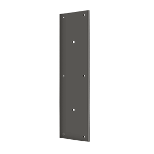 Deltana PPH3515 PUSH PLATE 15" FOR 8" DOOR PULL SOLID BRASS