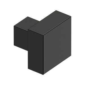 Deltana Hardware Deltana KS125 MODERN SQUARE KNOB, 1-1/4" X 1-1/4", SOLID BRASS 