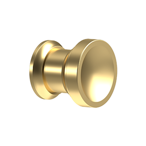 Deltana CHAL10 CONTEMPORARY KNOB, CHALICE, 1" DIAM. SOLID BRASS