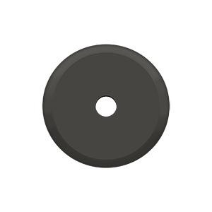 Deltana Hardware Deltana BPRK125 BASE PLATE FOR KNOBS, 1-1/4" DIAMETER SOLID BRASS 
