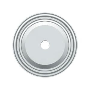 Deltana Hardware Deltana BPRC150 BASE PLATE FOR KNOBS, 1-1/2" DIAMETER SOLID BRASS 