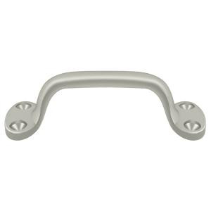 Deltana Hardware Deltana WP27 PULL, 6" OVERALL SOLID BRASS 