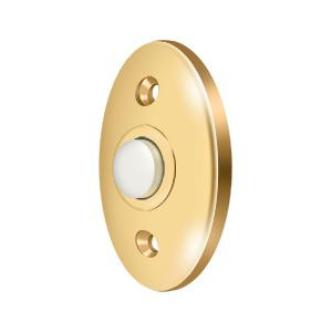 Deltana Hardware Deltana BBC20 BELL BUTTON, STANDARD SOLID BRASS 