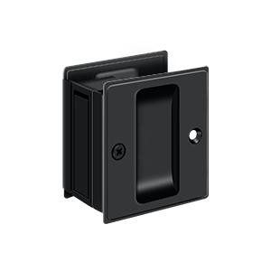 Deltana Hardware Deltana SDP25 PASSAGE POCKET LOCK, 2-1/2" X 2-3/4" SOLID BRASS 