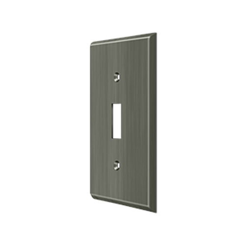 Deltana SWP4751 SWITCH PLATE, SINGLE STANDARD SOLID BRASS