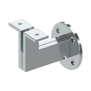 Deltana Hardware Deltana HRBM325 MODERN HANDRAIL BRACKET, 3-1/4" PROJECTION, HEAVY DUTY SOLID BRASS 