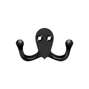 Deltana Hardware Deltana WDH15 DOUBLE HOOK, 1-1/2" PROJECTION SOLID BRASS 