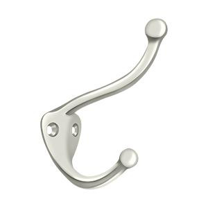 Deltana Hardware Deltana CAHH3 COAT & HAT HOOK, 3" PROJECTION SOLID BRASS 