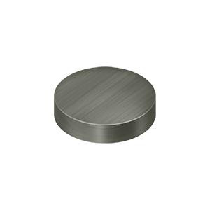 Deltana Hardware Deltana SCF100 SCREW COVER, ROUND, FLAT, 1" DIAMETER SOLID BRASS 
