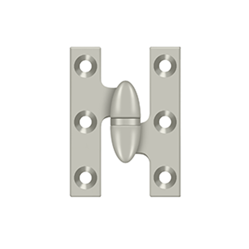 Deltana OK2015 2" X 1-1/2" OLIVE KNUCKLE HINGES, HANDED, SOLID BRASS Deltana OK2015 2" X 1-1/2" OLIVE KNUCKLE HINGES, HANDED, SOLID BRASS
