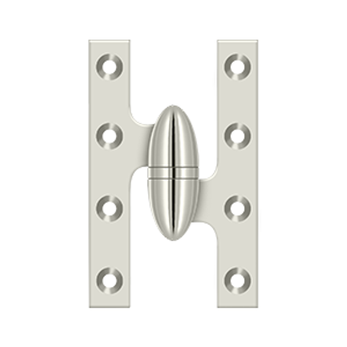 Deltana OK5032B 5" X 3-1/4" OLIVE KNUCKLE HINGES, HANDED, SOLID BRASS