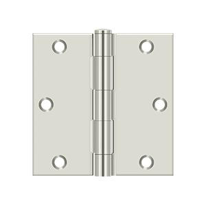 Deltana Hardware Deltana S35R 3-1/2" X 3-1/2" SQUARE HINGE STEEL MATERIAL 