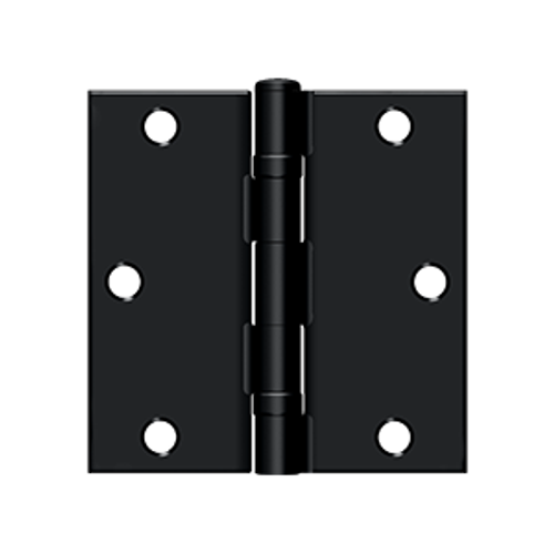 Deltana S35BBR 3-1/2" X 3-1/2" SQUARE HINGE, BALL BEARING STEEL MATERIAL