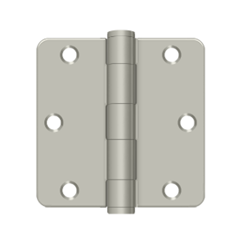 Deltana S35R4HD 3-1/2" X 3-1/2" X 1/4" RADIUS HINGE, HEAVY DUTY, STEEL MATERIAL