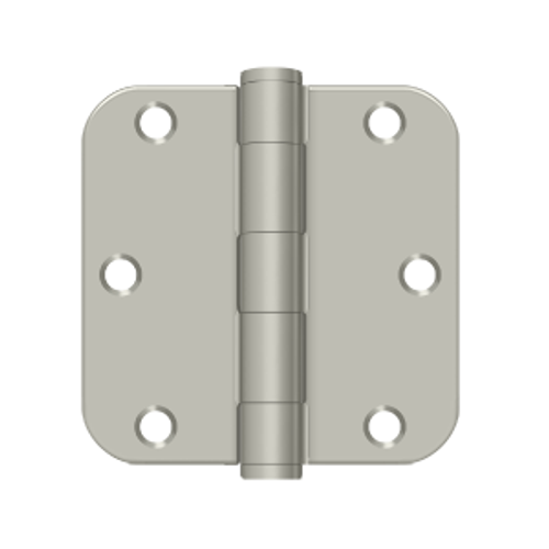 Deltana S35R5HD 3-1/2" X 3-1/2" X 5/8" RADIUS HINGE, HEAVY DUTY, STEEL MATERIAL