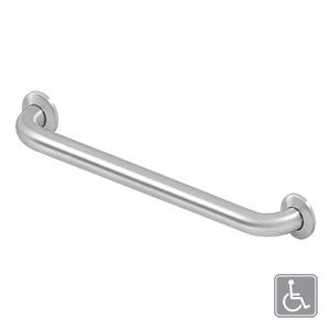 Deltana Hardware Deltana GB18 18" GRAB BAR, STAINLESS STEEL, CONCEALED SCREW 