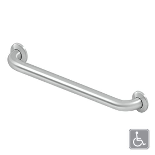 Deltana GB18 18" GRAB BAR, STAINLESS STEEL, CONCEALED SCREW