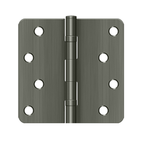 Deltana S44R4BB 4" X 4" X 1/4" RADIUS HINGE, BALL BEARINGS, RESIDENTIAL, STEEL MATERIAL