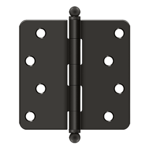 Deltana S44R4BT 4" X 4" X 1/4" RADIUS HINGE, WITH BALL TIPS,STEEL MATERIAL Deltana S44R4BT 4" X 4" X 1/4" RADIUS HINGE, WITH BALL TIPS,STEEL MATERIAL