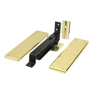 Deltana Hardware Deltana DASH95 SPRING HINGE, DOUBLE ACTION W/ SOLID BRASS COVER PLATES 