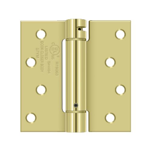 Deltana DSH44 4" X 4" SPRING HINGE, UL LISTED STEEL