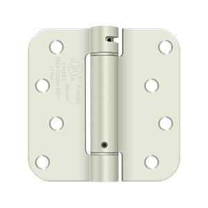 Deltana Hardware Deltana DSH4R5 4" X 4" X 5/8" RADIUS SPRING HINGE STEEL 