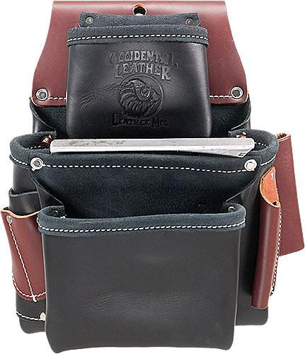  Occidental Leather B5060 3 Pouch ProFastener Bag Black Leather 
