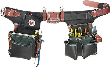  Occidental Leather B9588 ADJUST-TO-FIT GREEN BUILDING TOOL BAG SET 