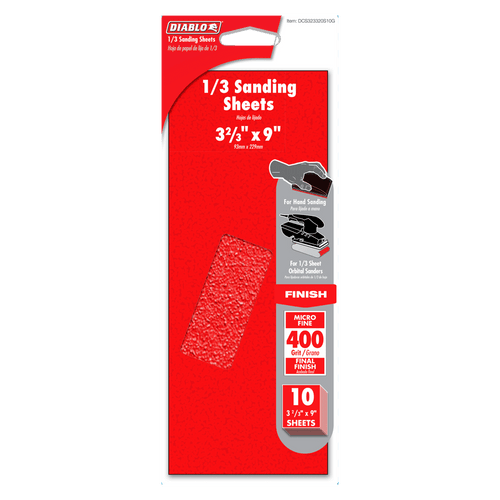 Freud Diablo DCS323 1/3 Sheet Sanding Paper