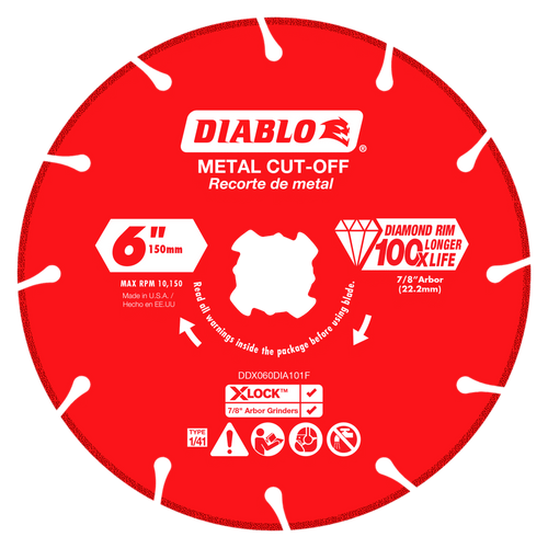 Freud Diablo 6 in. Diamond Metal Cut-Off Blade