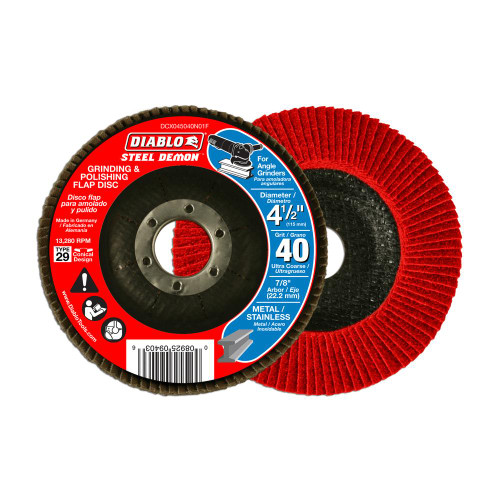  Freud Diablo 4-1/2 in. Flap Disc Type 29 