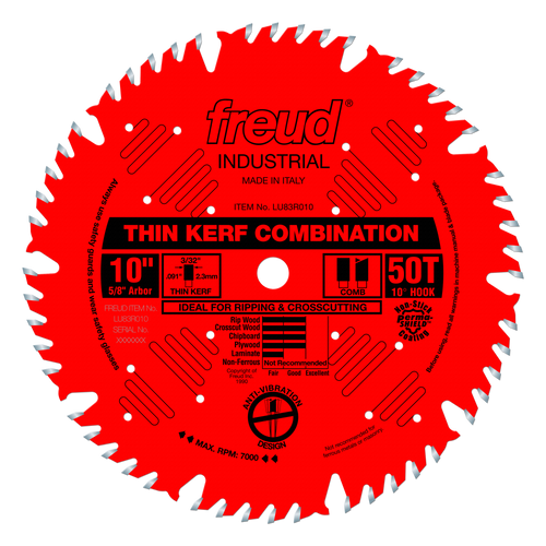 Freud LU83R Combination Thin Kerf Saw Blades Series