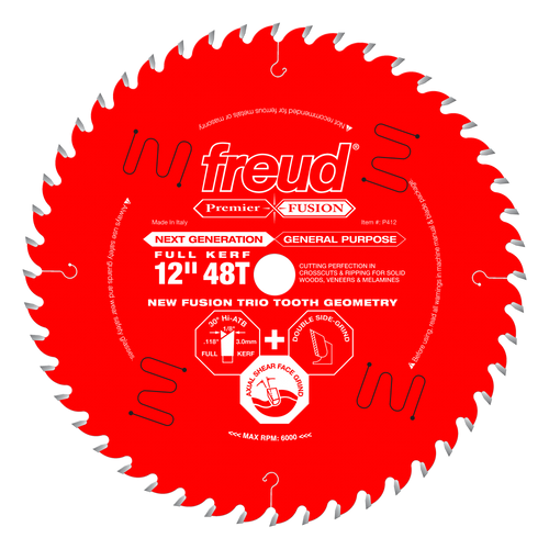 Freud P4 SERIES Ripping & Crosscutting General Purpose Saw Blades
