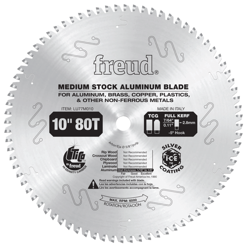 Freud LU77M SERIES Medium Aluminum & Nonâ€‘Ferrous Blades