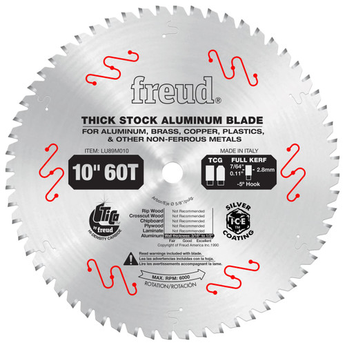  Freud LU89M SERIES Thick Aluminum & Nonâ€‘Ferrous Blades 