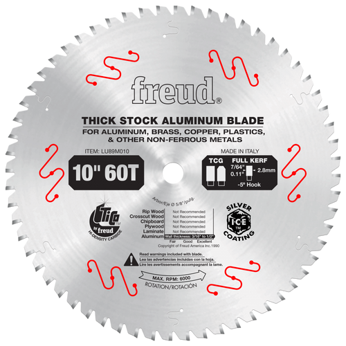 Freud LU89M SERIES Thick Aluminum & Nonâ€‘Ferrous Blades