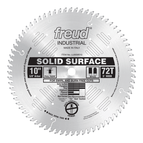 Freud LU95 SERIES Solid Surface Blades