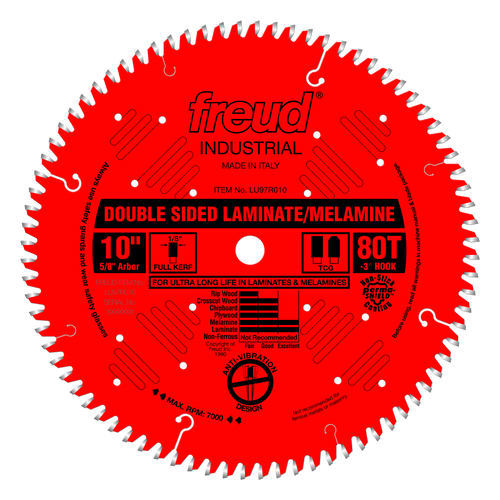 Freud LU97 SERIES Double Sided Laminate/Melamine Blade