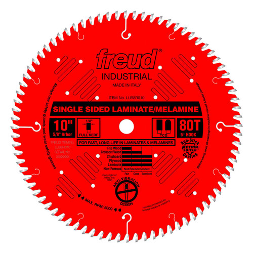  Freud LU98 SERIES Single Sided Laminate/Melamine Blade 