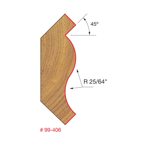  Freud 1-1/4" Crown Molding Bit 99-406 