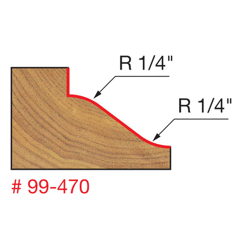  Freud 1-1/2" Reversible Wainscoting Bit 99-470 