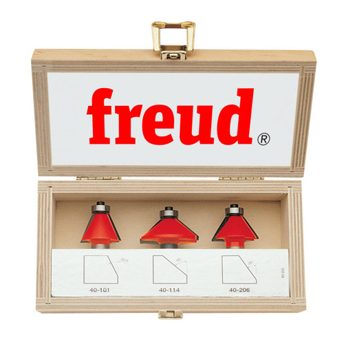  Freud 3 Piece Chamfer Bit Set 89-250 
