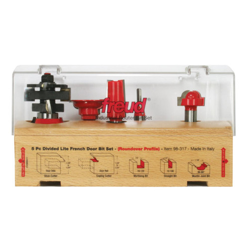  Freud 5 Piece French Door Bit Set 98-317 