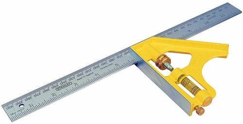 Stanley Tools 12 in English/Metric Combination Square 46-028   Stanley Tools 12 in English/Metric Combination Square 46-028