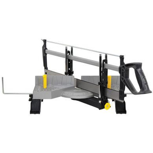  Stanley Tools Adjustable Angle Clamping Miter Box with 22 in. Saw 20-800 